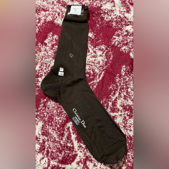 Dior Men's Brown Socks - Picture 3 of 7